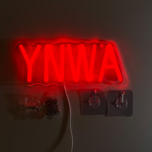 YNWA Red Neon Glow Sign