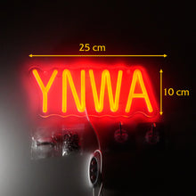 Load image into Gallery viewer, YNWA Red Neon Glow Sign