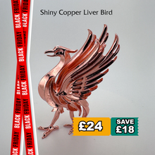 Load image into Gallery viewer, Liver Bird + Optional Stand in Shiny Copper
