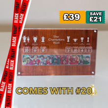 Load image into Gallery viewer, CHAMPIONS WALL DESKTOP REPLICA with Easy Swop Numbers!