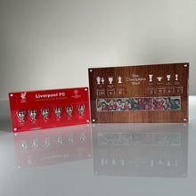 Load image into Gallery viewer, LFC 6X European Champions Trophy Set  +  Champions Wall Desktop Set COMBO!