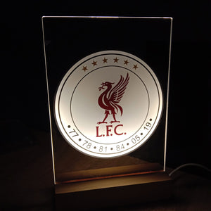 LFC EUROPEAN CHAMPIONS Logo NIGHT LAMP