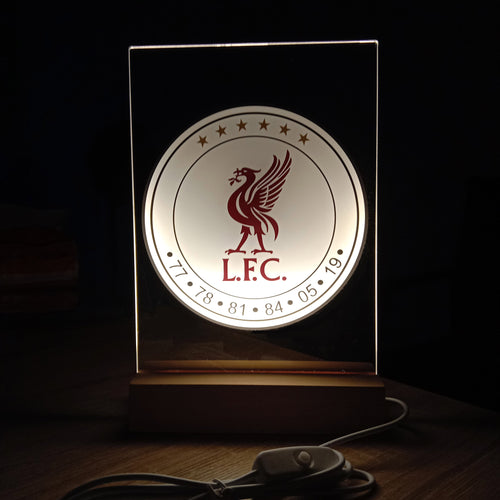 LFC EUROPEAN CHAMPIONS Logo NIGHT LAMP