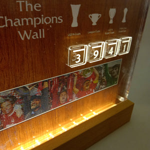 Champions Wall + Light Up Stand COMBO!