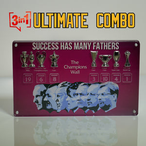 3 in 1 ULTIMATE COMBO - Limited Edition Champions Wall + Light Stand + 35 Number Tiles