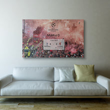 Load image into Gallery viewer, THE RED SEA - Champions of Europe Home Coming Canvas Art