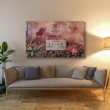 Load image into Gallery viewer, THE RED SEA - Champions of Europe Home Coming Canvas Art