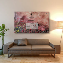 Load image into Gallery viewer, THE RED SEA - Champions of Europe Home Coming Canvas Art