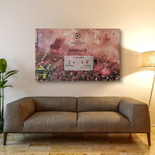 Load image into Gallery viewer, THE RED SEA - Champions of Europe Home Coming Canvas Art