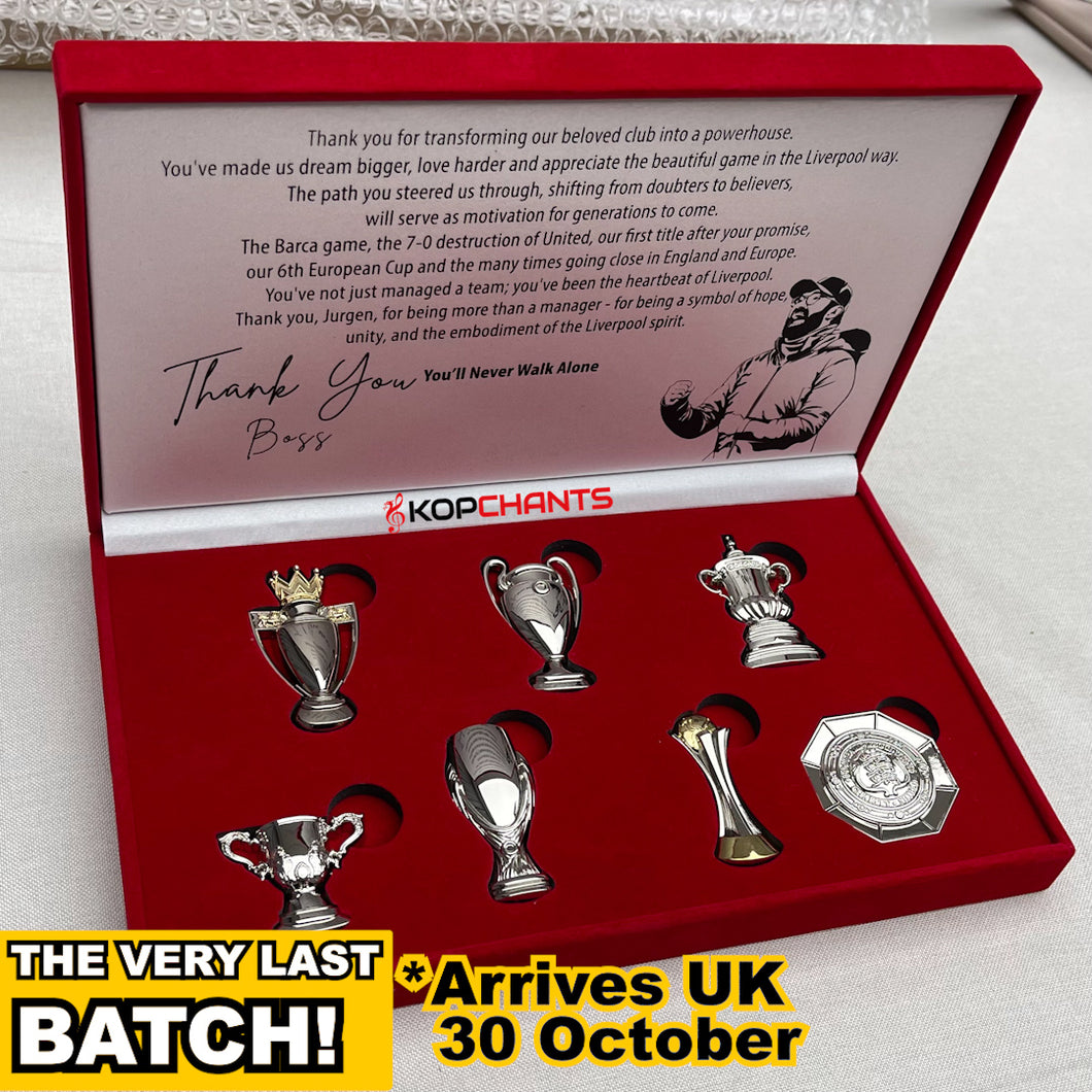 Jurgen Klopp Honours[The LAST Batch]  - Trophy Collection Box! - Arrives 30 Oct!