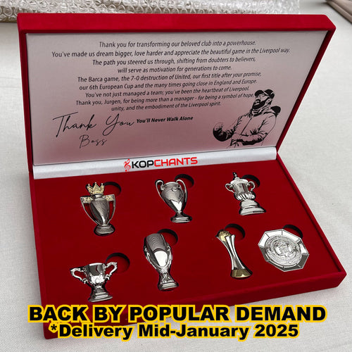 Jurgen Klopp Honours - Trophy Collection Box! - Arrives MID-JANUARY 2025