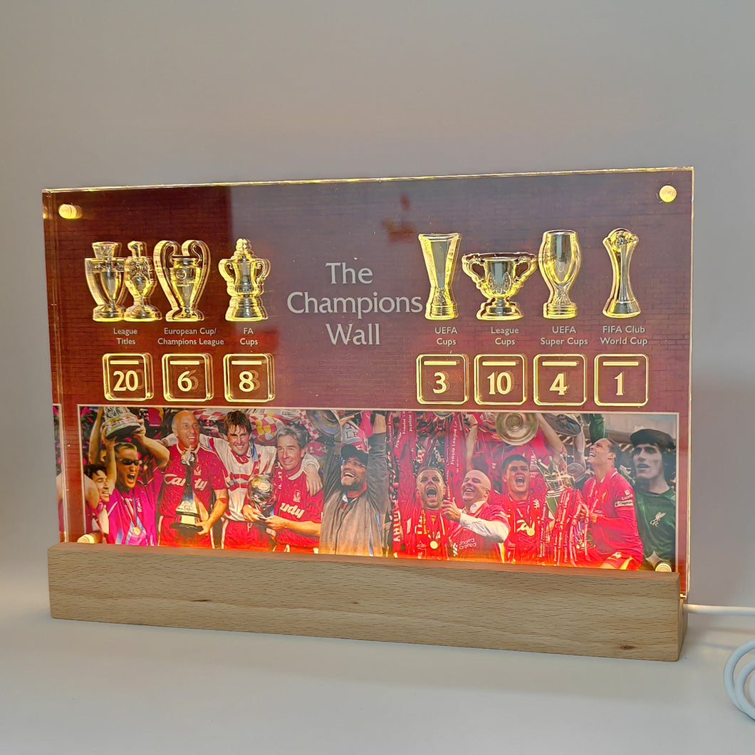 CHAMPIONS WALL DESKTOP REPLICA – Kop Chants
