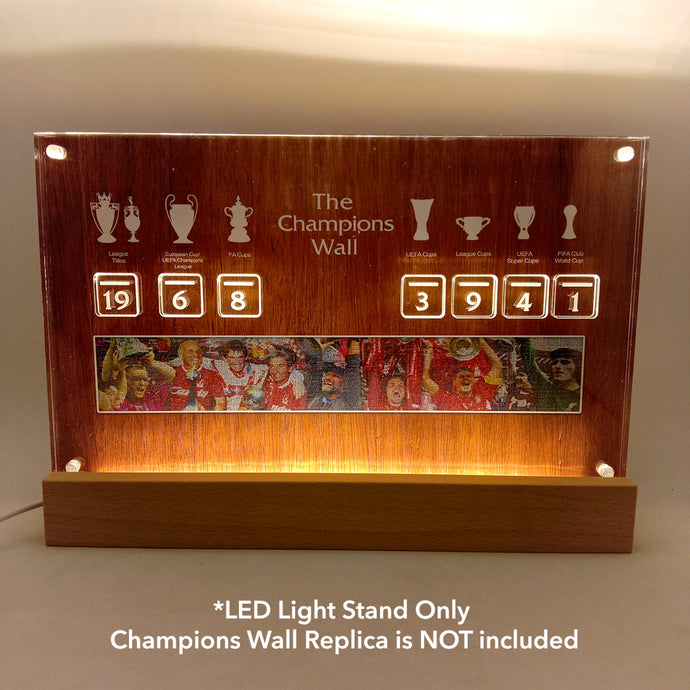 LIGHT UP STAND for the Champions Wall