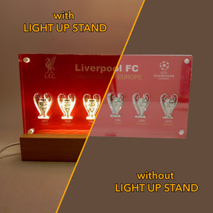 6X European Champions - LIGHT UP STAND