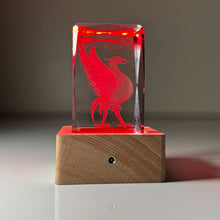 Load image into Gallery viewer, LFC Liver Bird Crystal Display