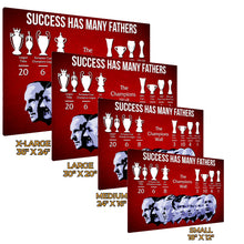 Load image into Gallery viewer, SUCCESS Champions Wall Canvas Art (Framed) - For Wall Hanging