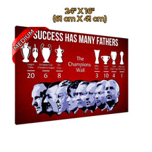 Load image into Gallery viewer, SUCCESS Champions Wall Canvas Art (Framed) - For Wall Hanging