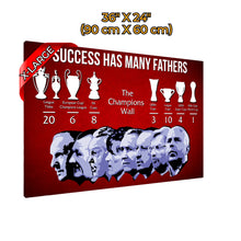 Load image into Gallery viewer, SUCCESS Champions Wall Canvas Art (Framed) - For Wall Hanging
