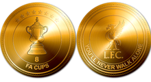 Load image into Gallery viewer, FA Cup #8 Gold Coin for LFC Honours Box Owners!