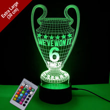 Load image into Gallery viewer, We Won It SIX Times ~ 3D Night Lamp!