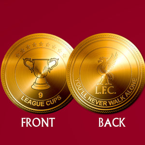 League Cup #9 Gold Coin for LFC Honours Box