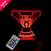 Load image into Gallery viewer, Liverpool League Cup #9 ~ 3D Night Lamp!