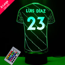 Load image into Gallery viewer, Luis Díaz #23 ~ 3D Night Lamp!